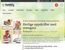 Tablet Screenshot of hobbyklubben.no